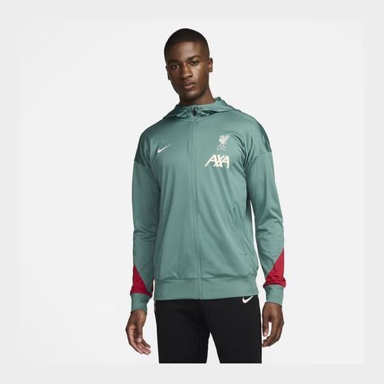 Liverpool Track Top Dri-FIT Strike - Bicoastal/Gym Red - Men's-SoccerKits Hub | Buy Soccer Jerseys Online
